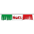 Metallic Fringe Holiday Pennant w/ Pre-Printed Panel- Noel